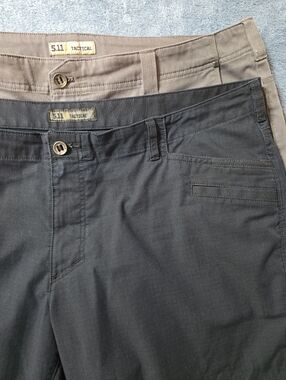 2 pair 5.11 Tactical Pants Men's 44x30 Navy Blue Tan Beige